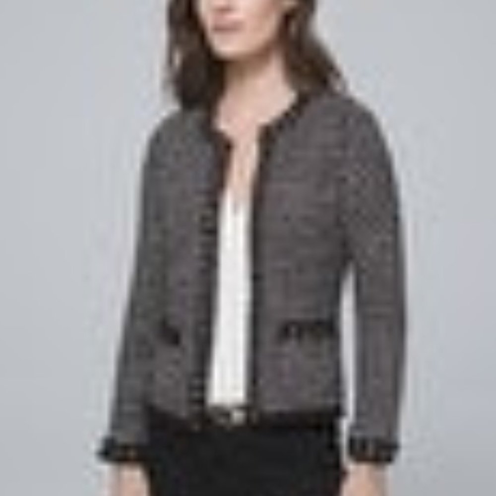 Embellished Sweater Jacket (White House Black)